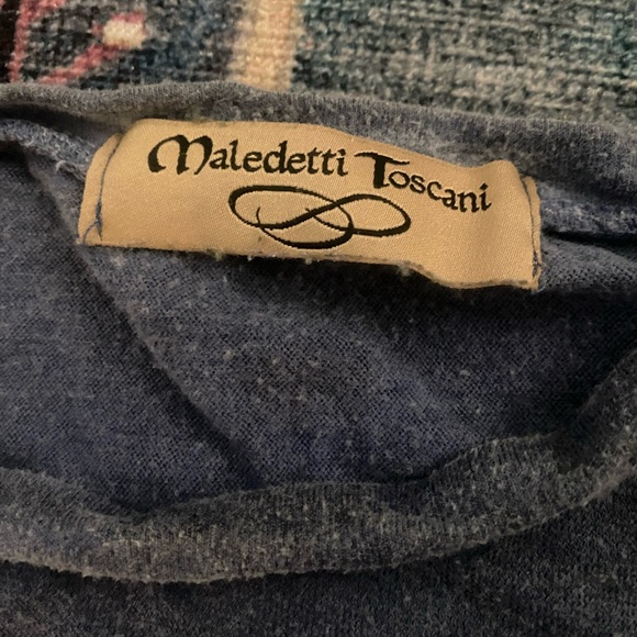 maledetti toscani blue shirt with design - Picture 4 of 4